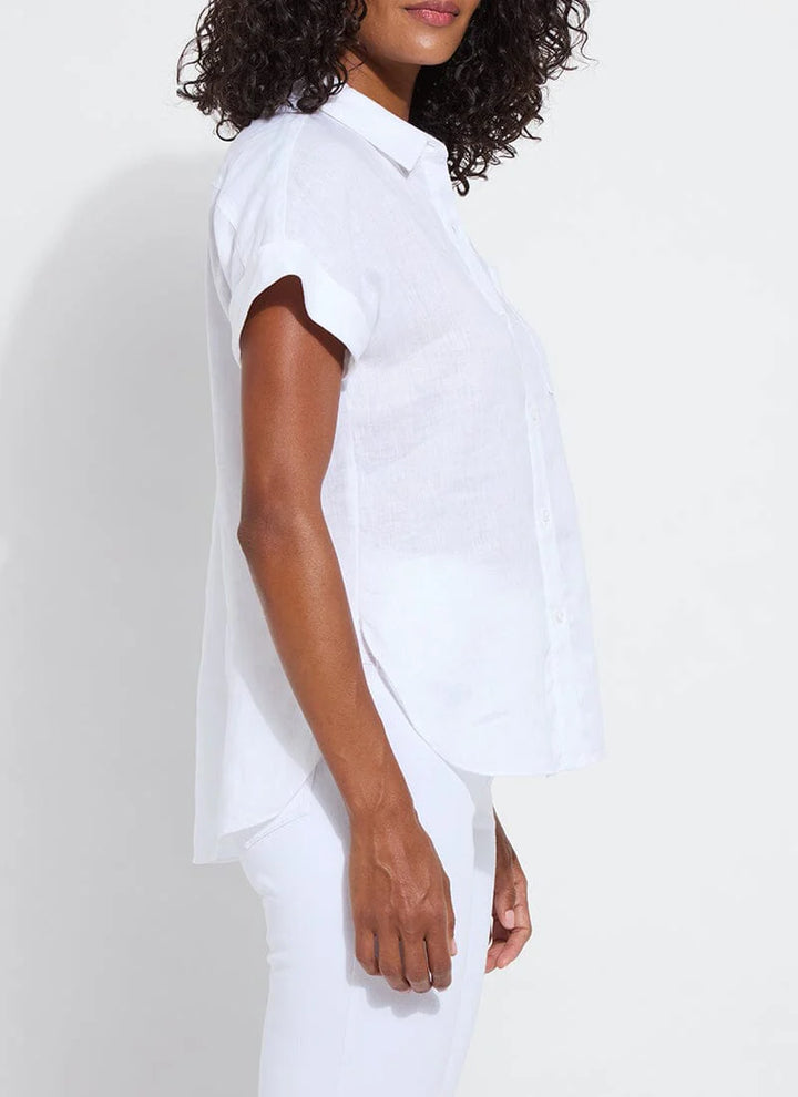 Lyla Linen Short Sleeve Shirt
