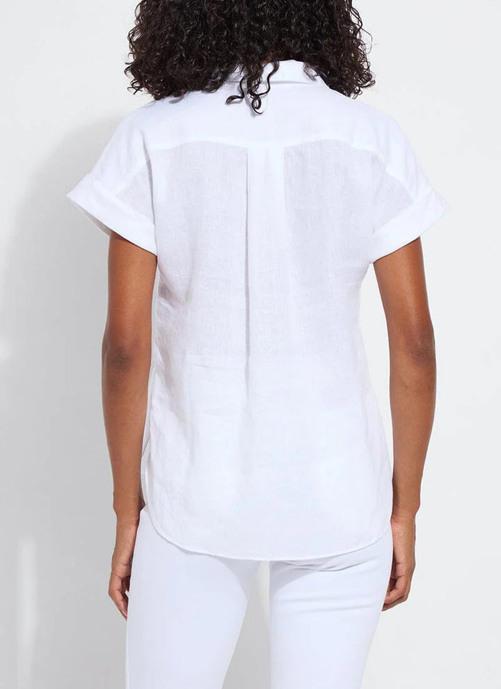 Lyla Linen Short Sleeve Shirt