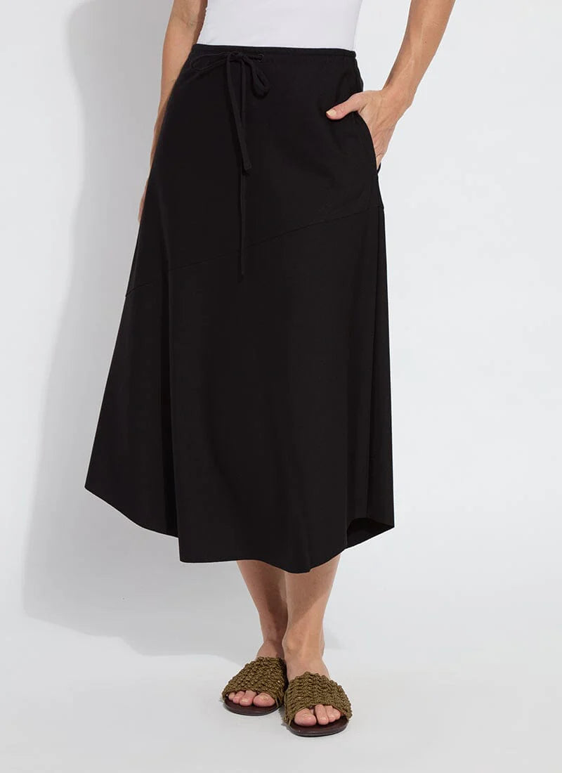 Nora Drawstring Midi Skirt