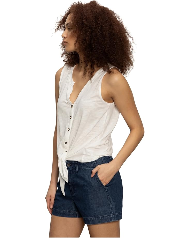 Notched Button Front Tank