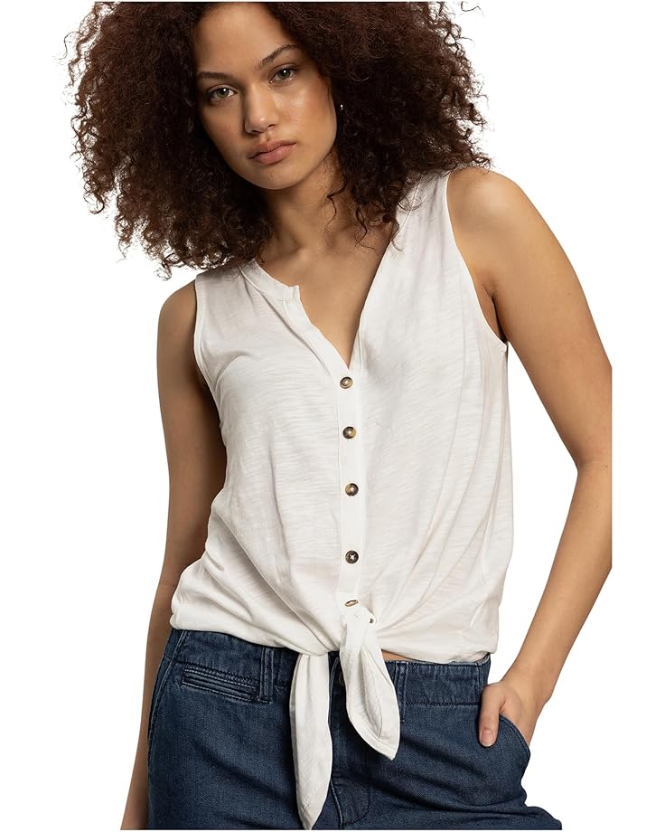 Notched Button Front Tank