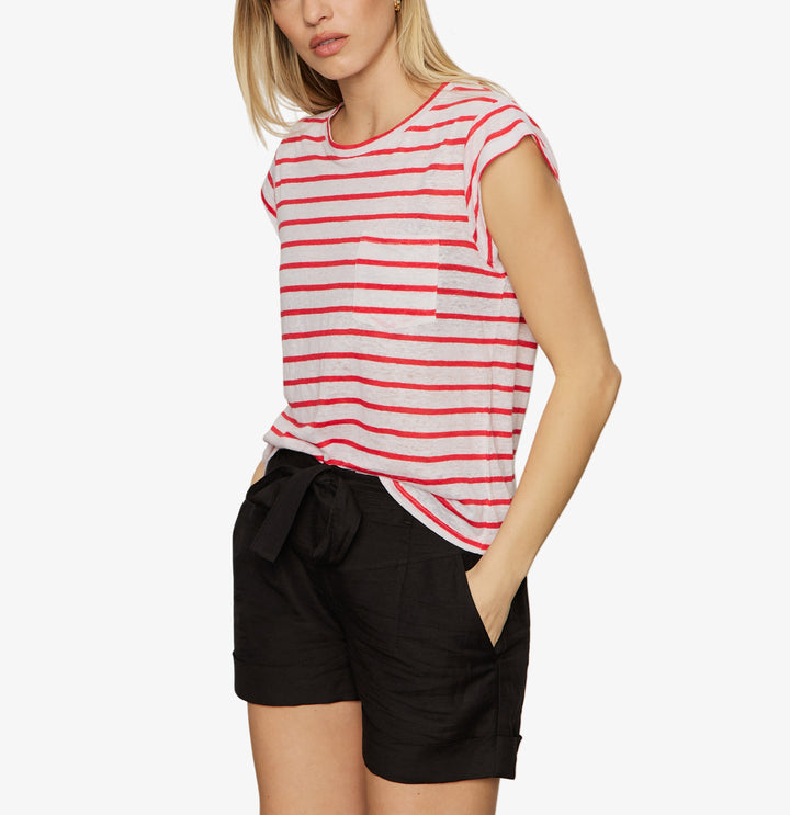 Relaxed Cap Sleeve Tee