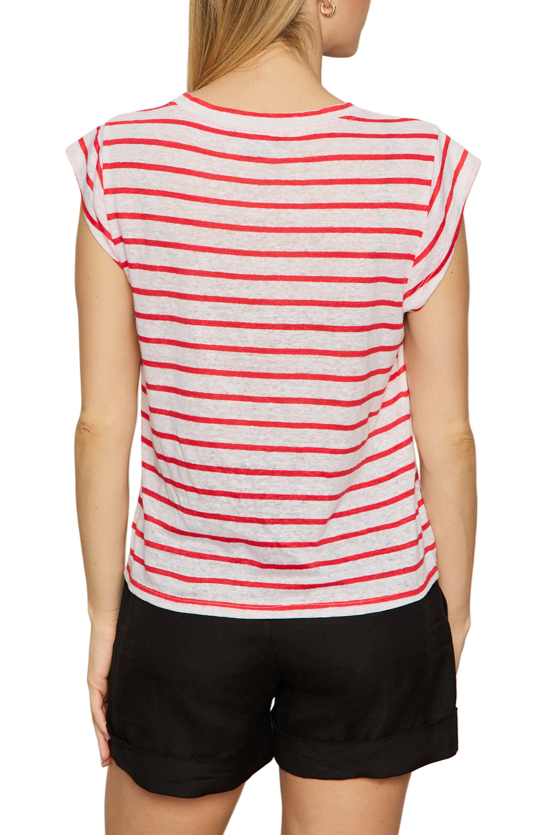 Relaxed Cap Sleeve Tee