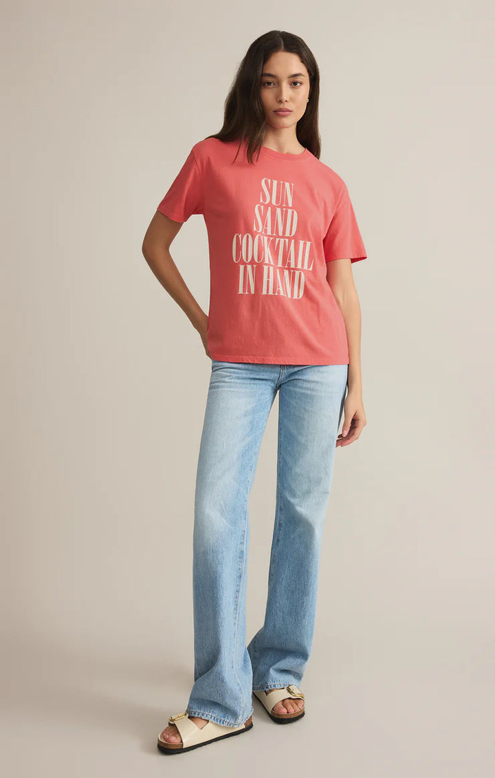 Sun, Sand, Cocktail in Hand Tee