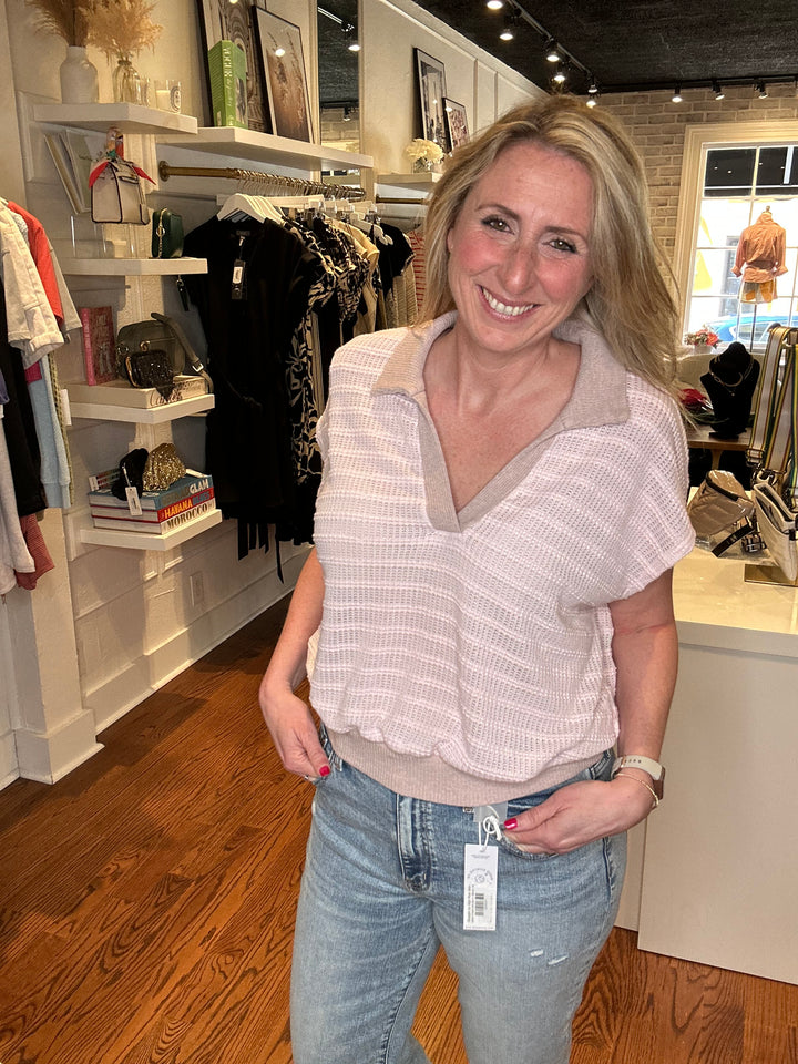 Saal Textured Stripe Tee