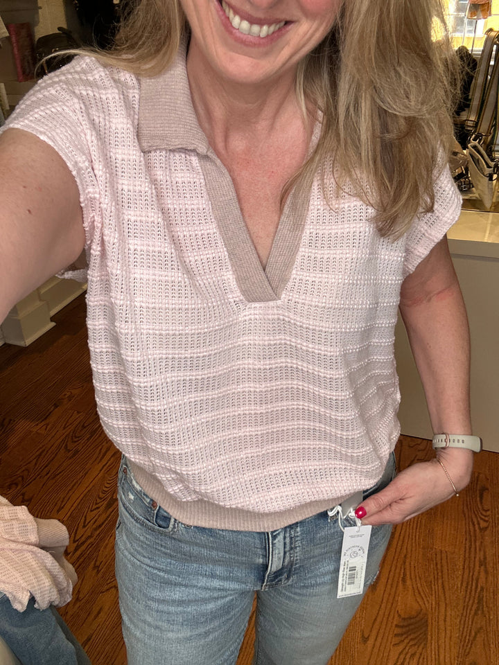 Saal Textured Stripe Tee