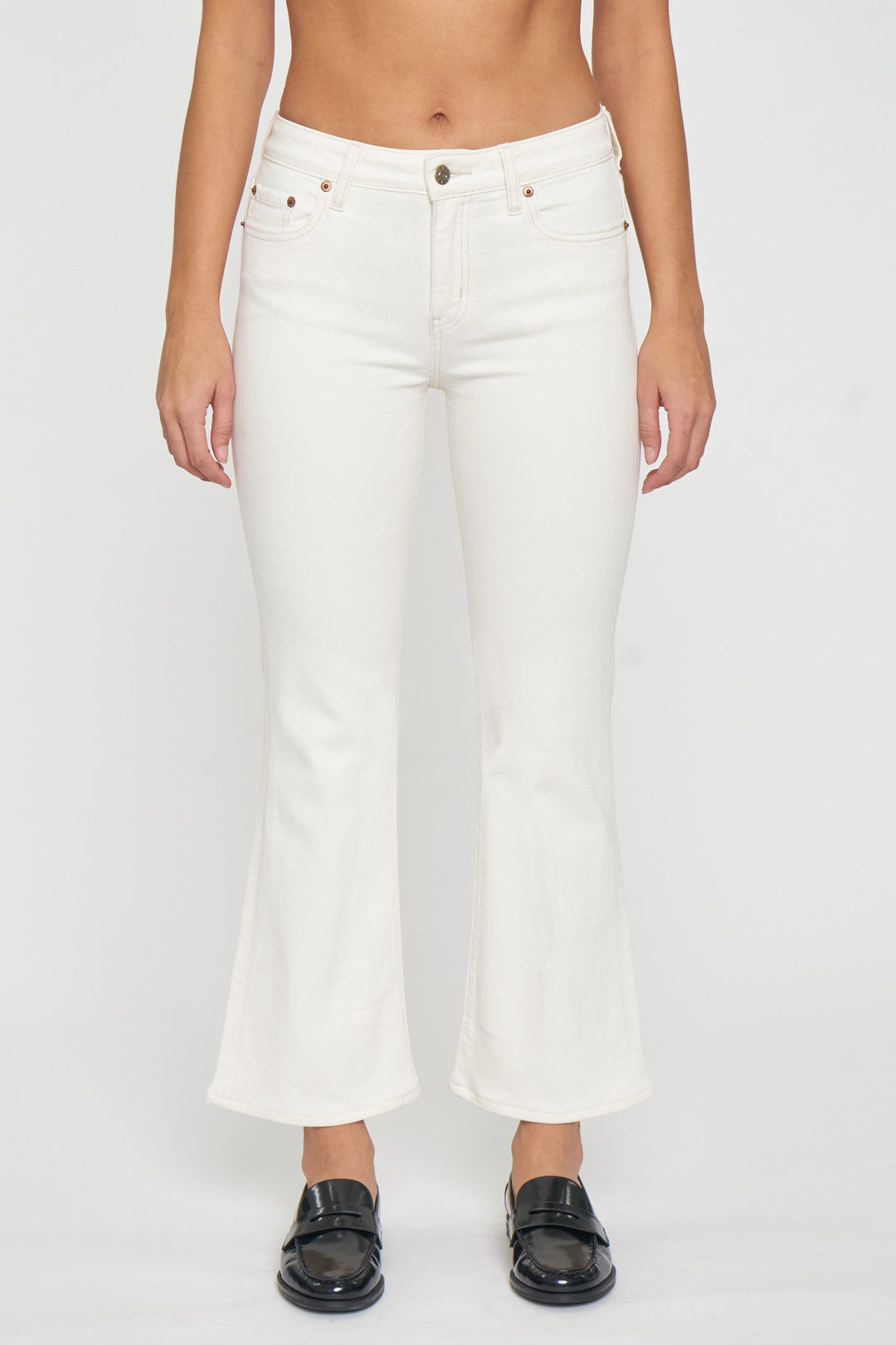 Runaway Crop Flare Jeans