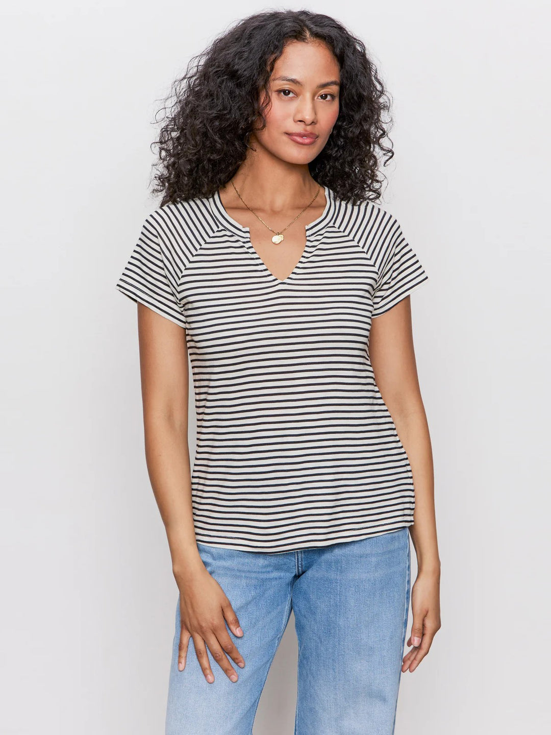 Notch Neck Tee