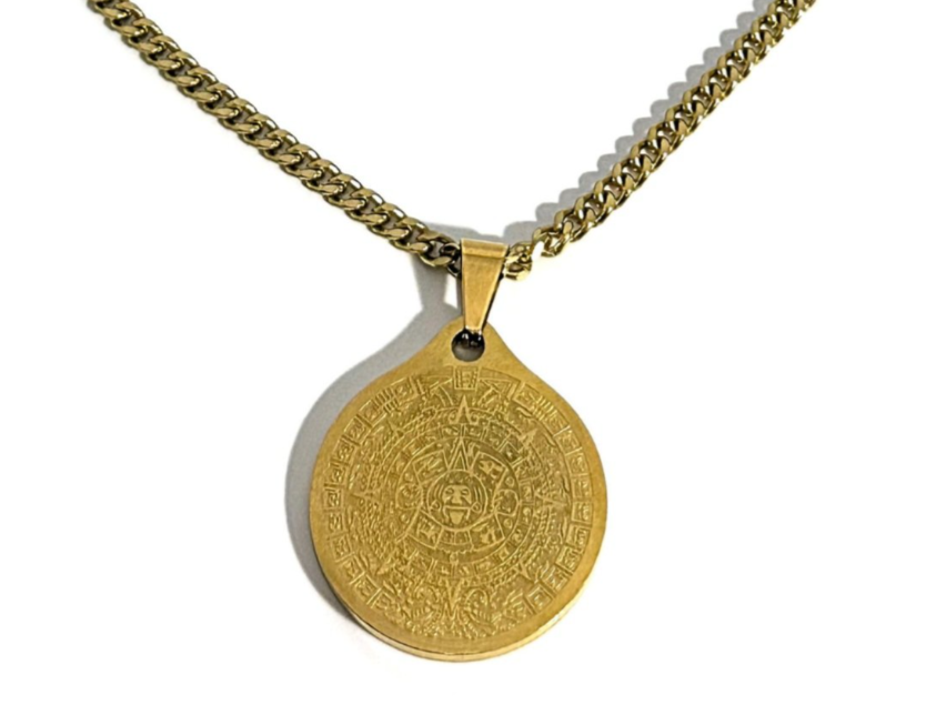 Mayan Calendar Necklace