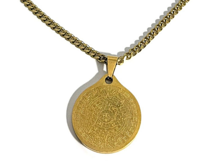Mayan Calendar Necklace