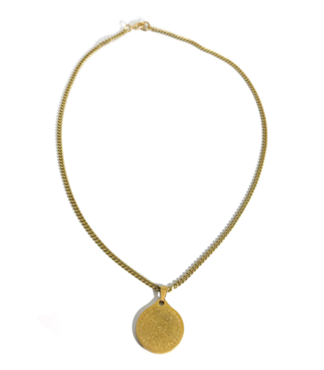 Mayan Calendar Necklace