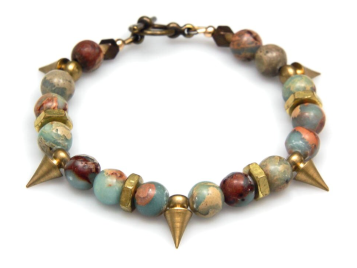 On Point: Snakeskin jasper Bracelet