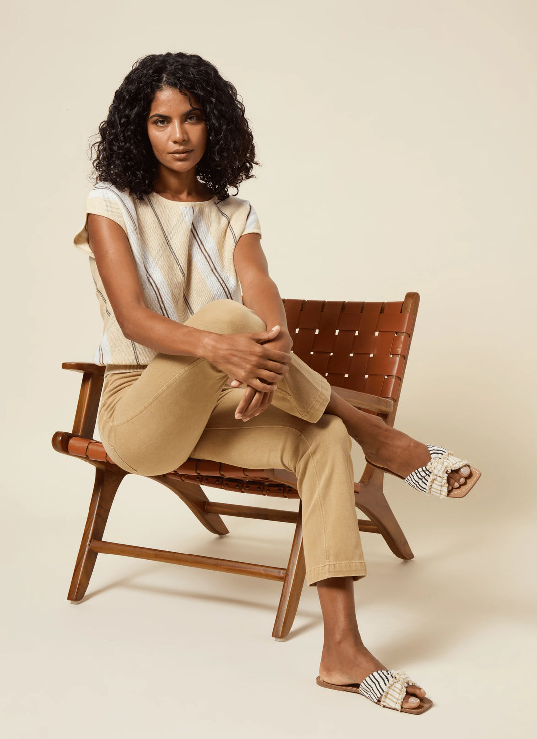 Brielle Mesh Sweater Vest