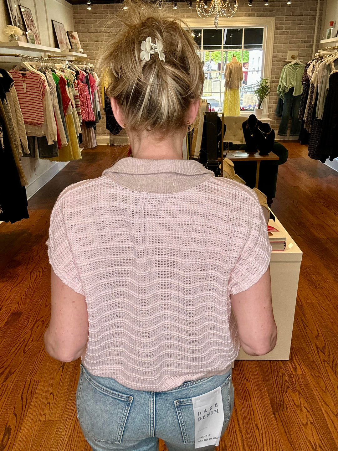 Saal Textured Stripe Tee