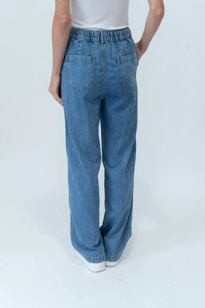 Wherever Denim Drawstring Denim Jogger