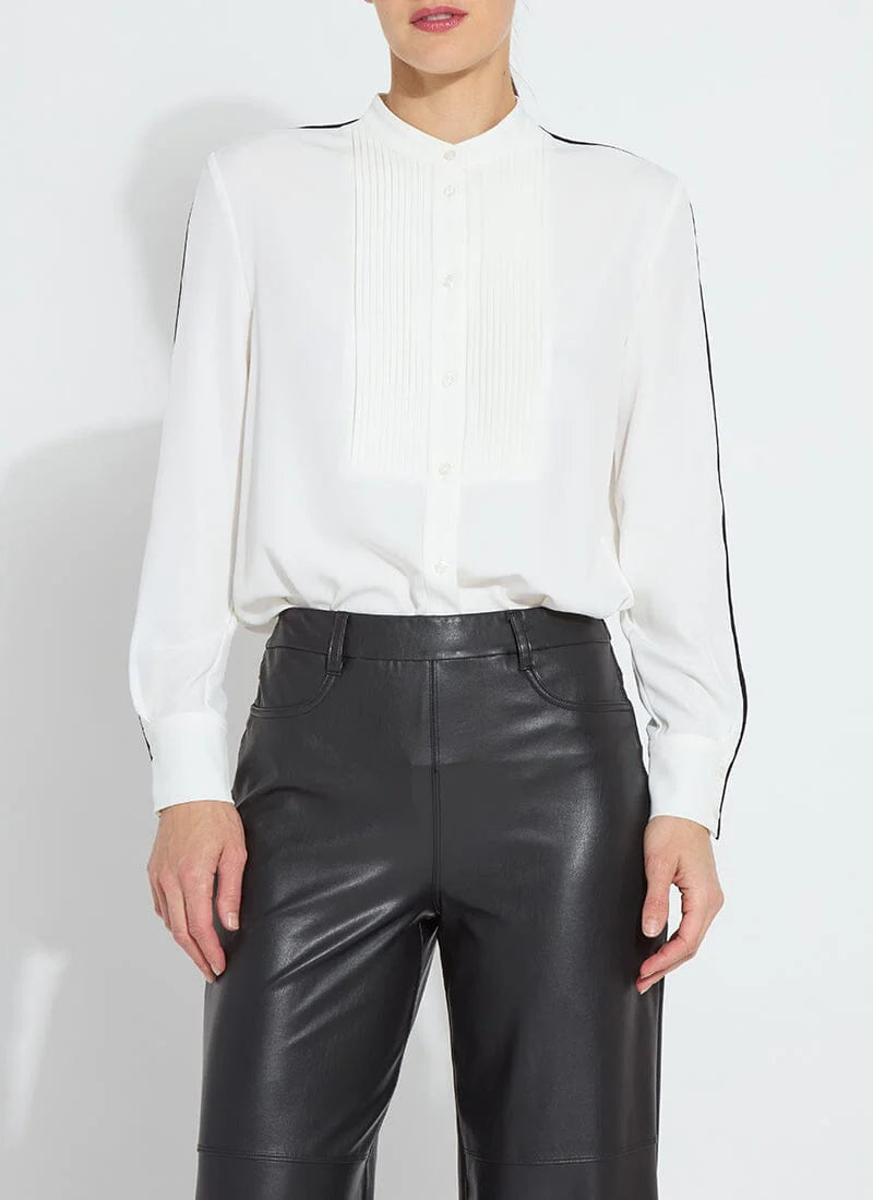 Josephine Tuxedo Shirt