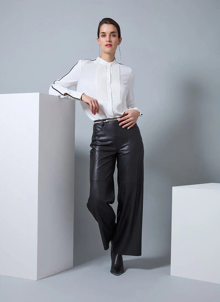 Josephine Tuxedo Shirt