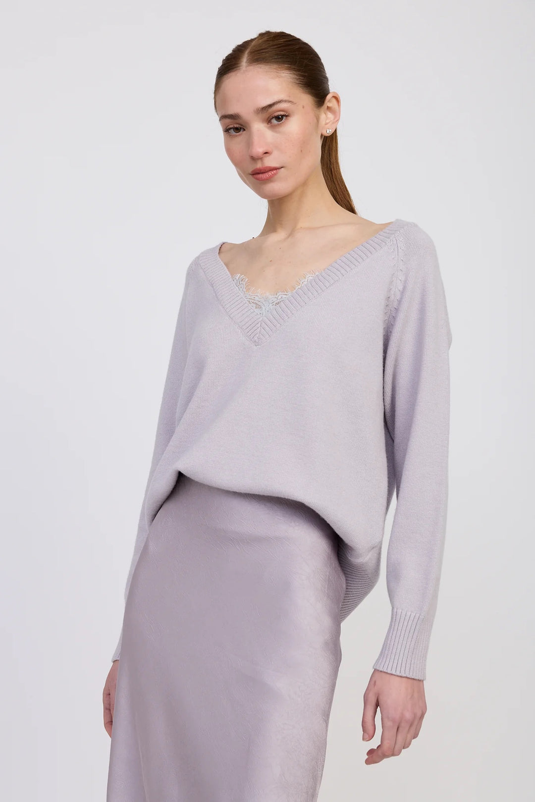 Lace Peekaboo Sweater