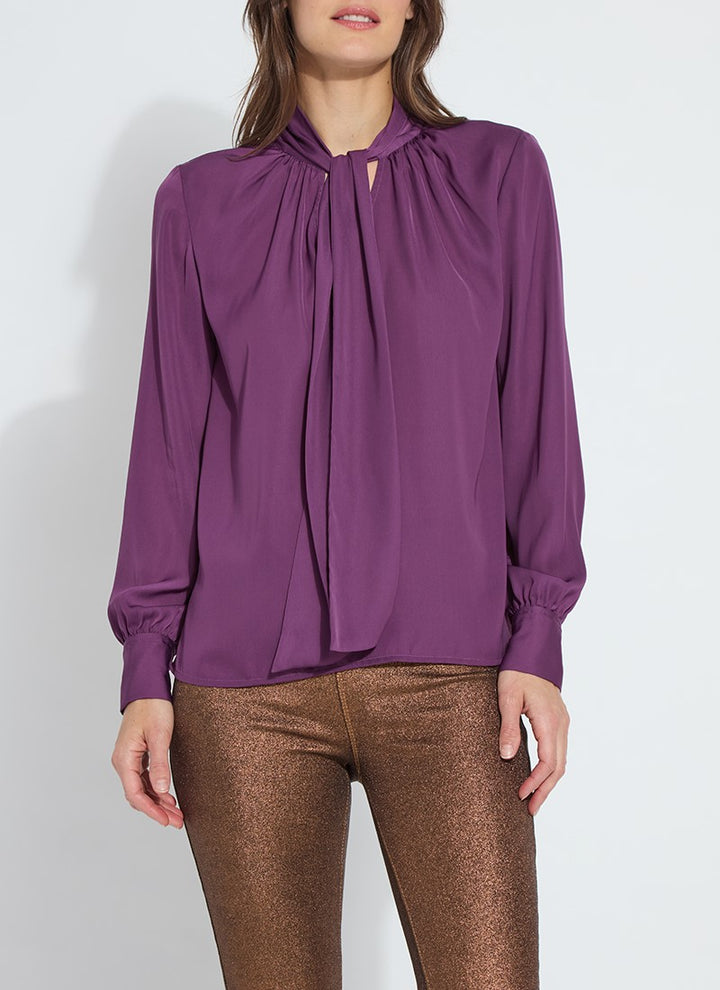 Janis Scarf Neck Pull On Blouse