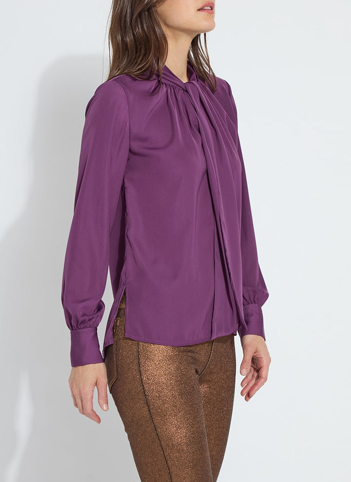 Janis Scarf Neck Pull On Blouse