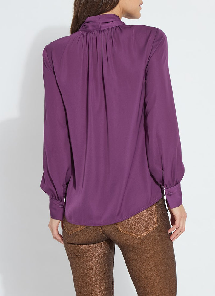 Janis Scarf Neck Pull On Blouse