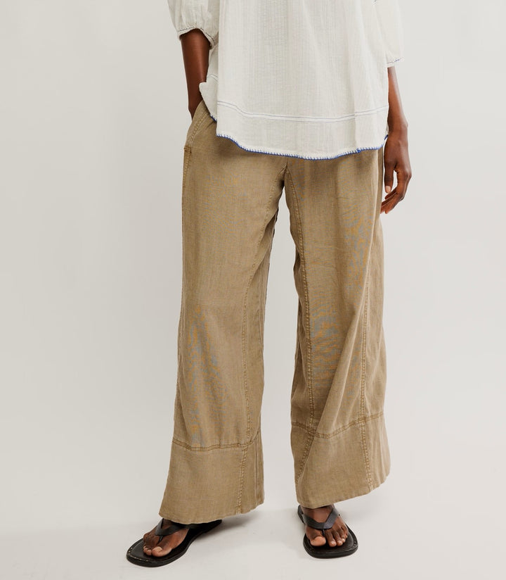 Day's End Linen Pull-On Pants