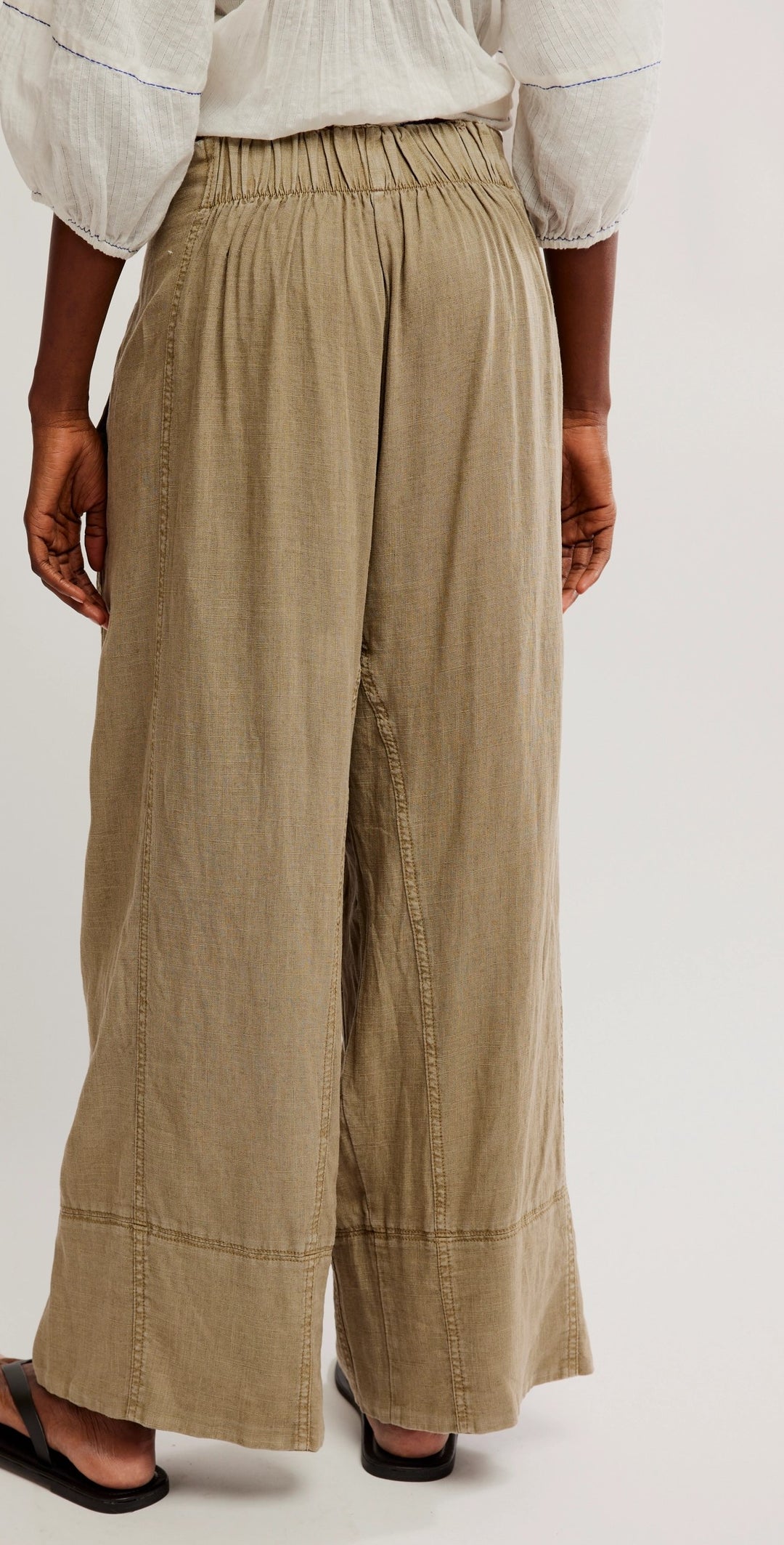 Day's End Linen Pull-On Pants