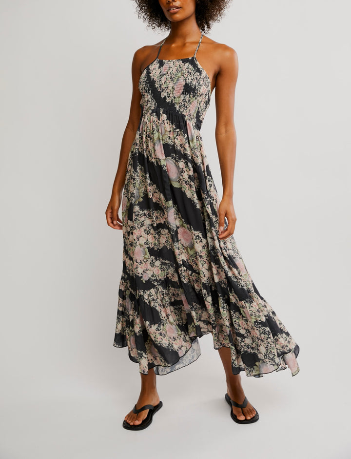 Heat Wave Printed Maxi Dress