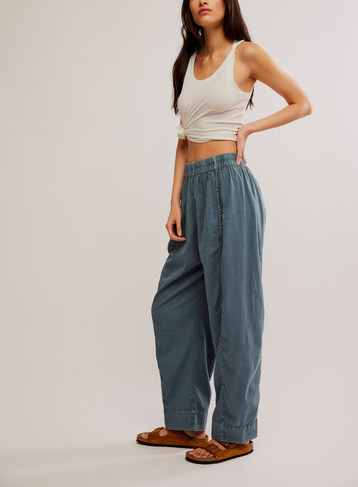 Preppy Poplin Pull On Pant