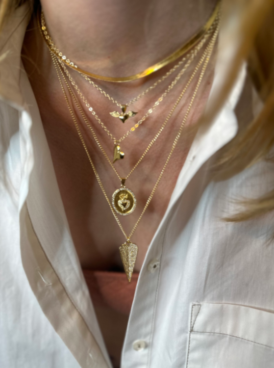 Pavé Love Necklace