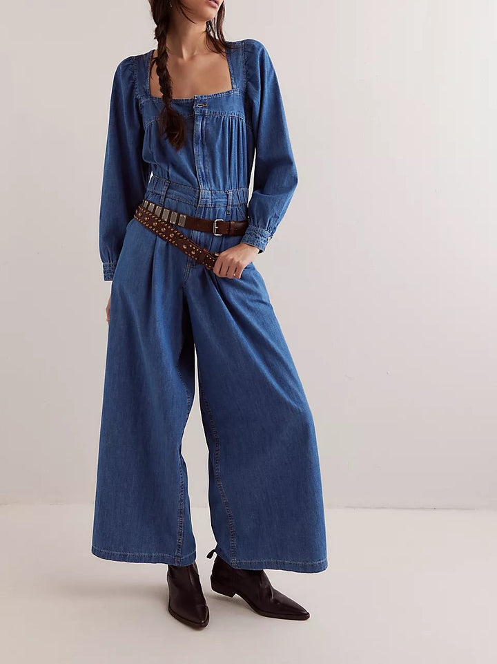 Clara Denim Jumpsuit