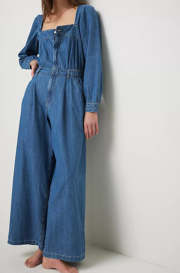 Clara Denim Jumpsuit